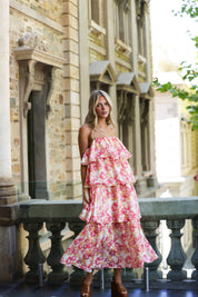 STELLA GOWN MARIGOLD FLORAL