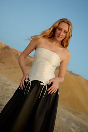 MARGUERITE GOWN NERO ANTIQUE - PRE ORDER