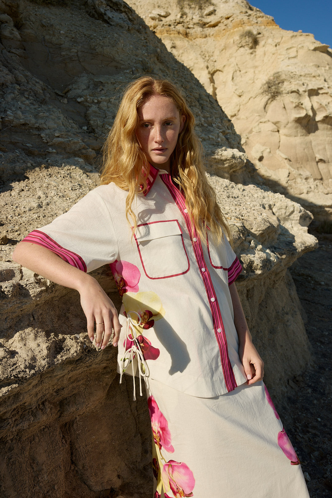 AVA SKIRT IN ANTIQUE PHALAE