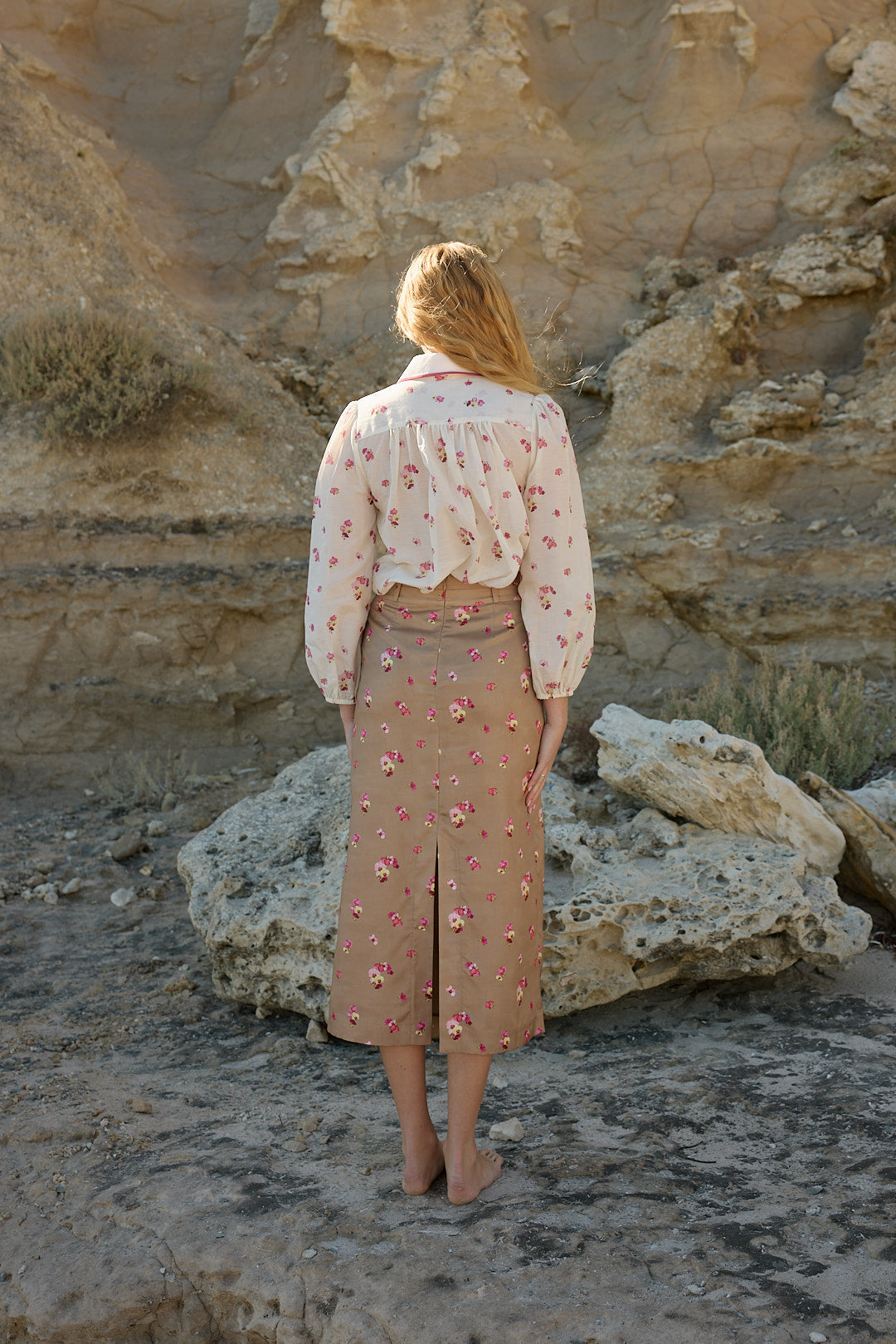 VIVIAN BLOUSE IN ANTIQUE PHALAE