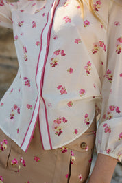 VIVIAN BLOUSE IN ANTIQUE PHALAE