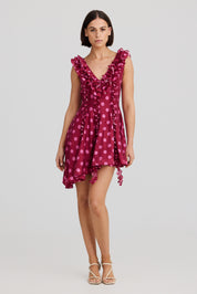BIANCA DRESS REDCURRENT DOT