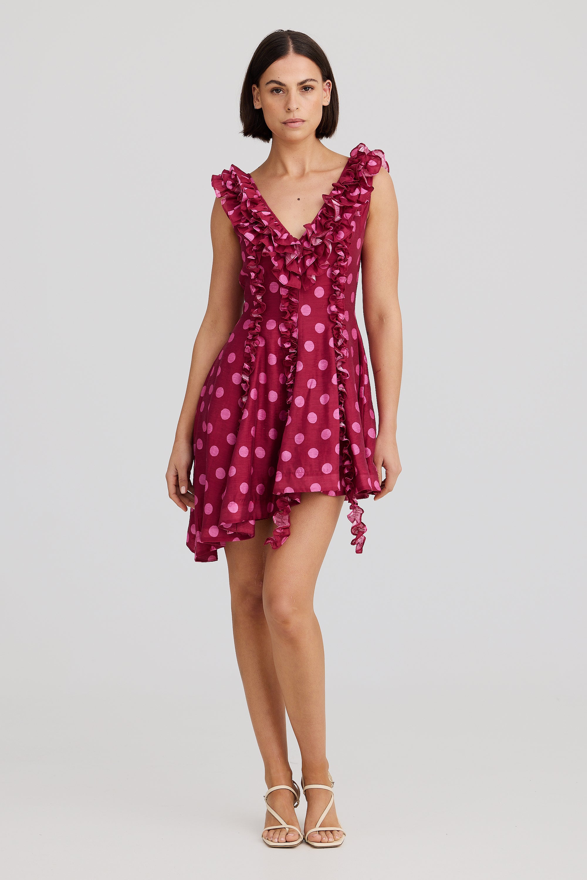 BIANCA DRESS REDCURRENT DOT