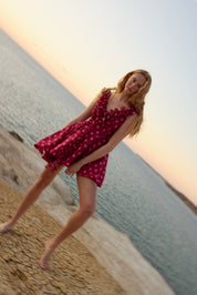 BIANCA DRESS REDCURRENT DOT