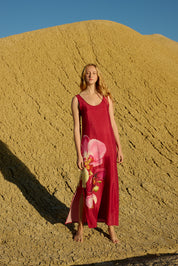 POPPY DRESS REDCURRANT PHALAE