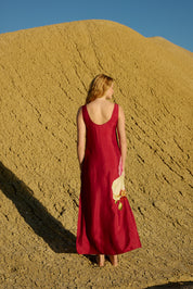 POPPY DRESS REDCURRANT PHALAE