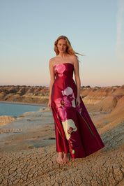 AUDREY GOWN REDCURRANT PHALAE