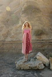 RUE DRESS REDCURRANT MULTI