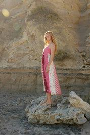 RUE DRESS REDCURRANT MULTI