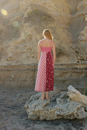 RUE DRESS REDCURRANT MULTI