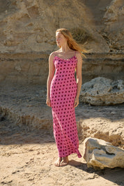 POSEY DRESS ORCHID DOT