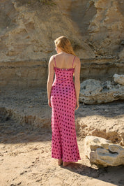 POSEY DRESS ORCHID DOT