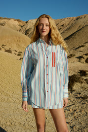 BUDDY SHIRT BLITHE CHERRY STRIPE