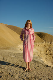 FINN DRESS ICING STRIPE