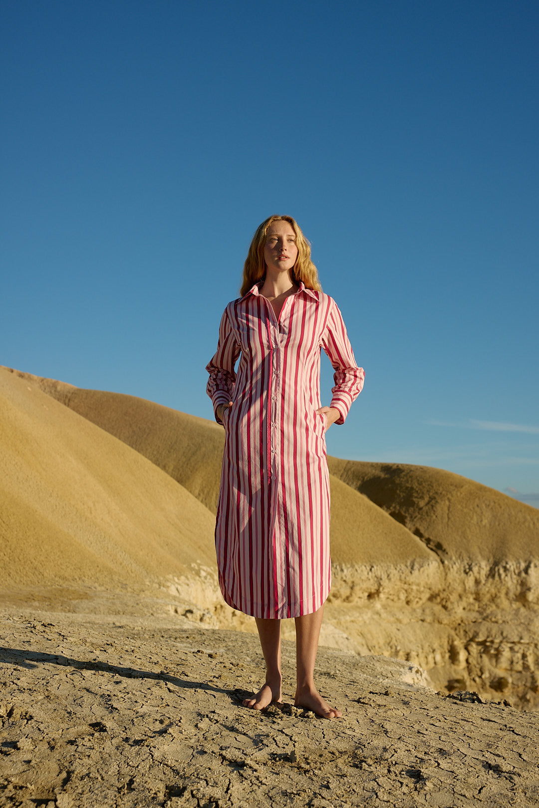 FINN DRESS ICING STRIPE