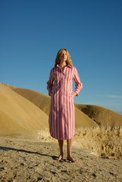 FINN DRESS ICING STRIPE