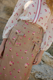 LILLIAN SKIRT MOCHA PHALAE