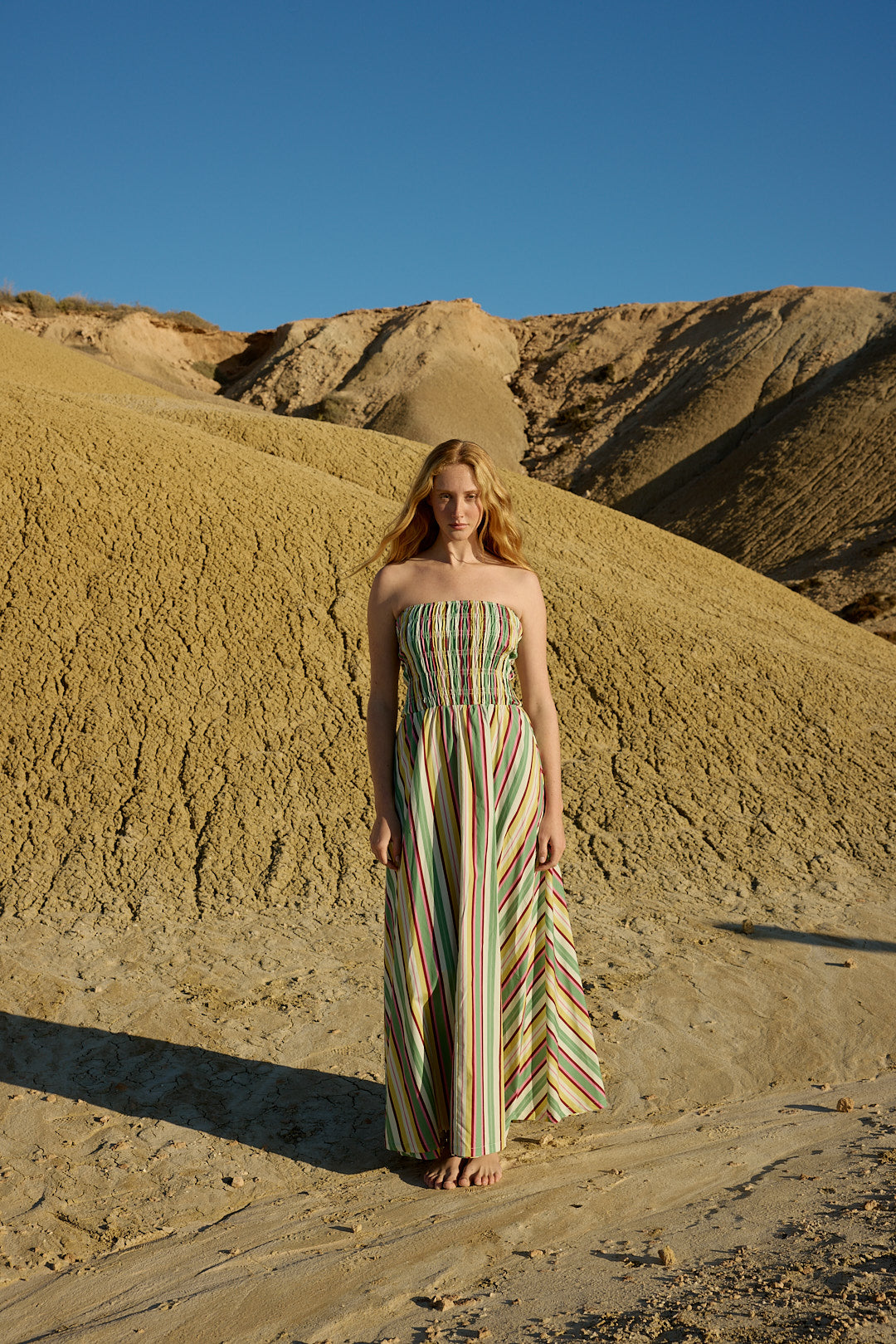 LAYLA DRESS MEADOW STRIPE