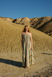 LAYLA DRESS MEADOW STRIPE