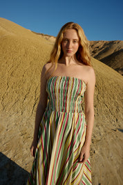 LAYLA DRESS MEADOW STRIPE