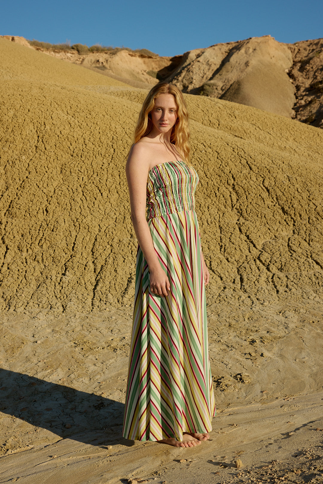 LAYLA DRESS MEADOW STRIPE