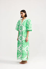 DORIS DRESS MEDITERRANEAN FERN