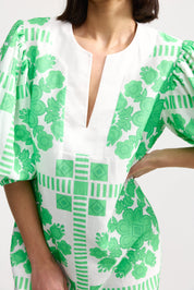 DORIS DRESS MEDITERRANEAN FERN