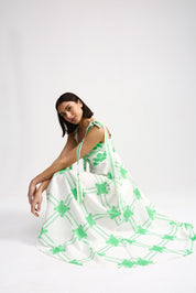 PIPPA DRESS MEDITERRANEAN FERN