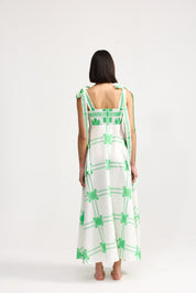 PIPPA DRESS MEDITERRANEAN FERN