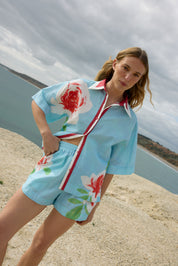 NERI SHIRT BLUEBELL ROSE