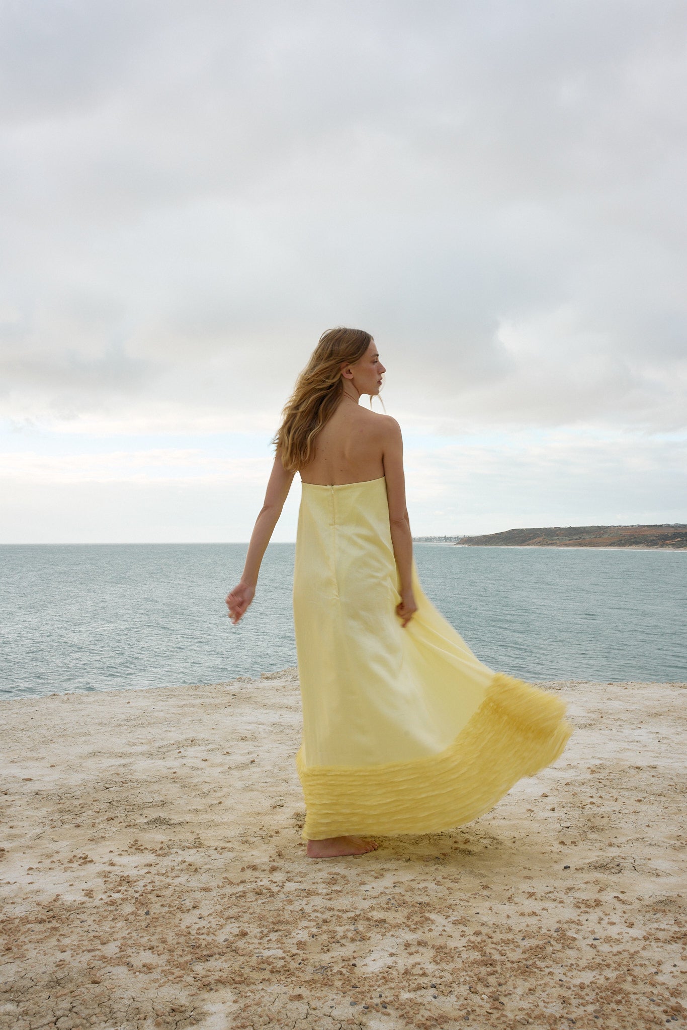 ANGELINE GOWN BUTTERCUP