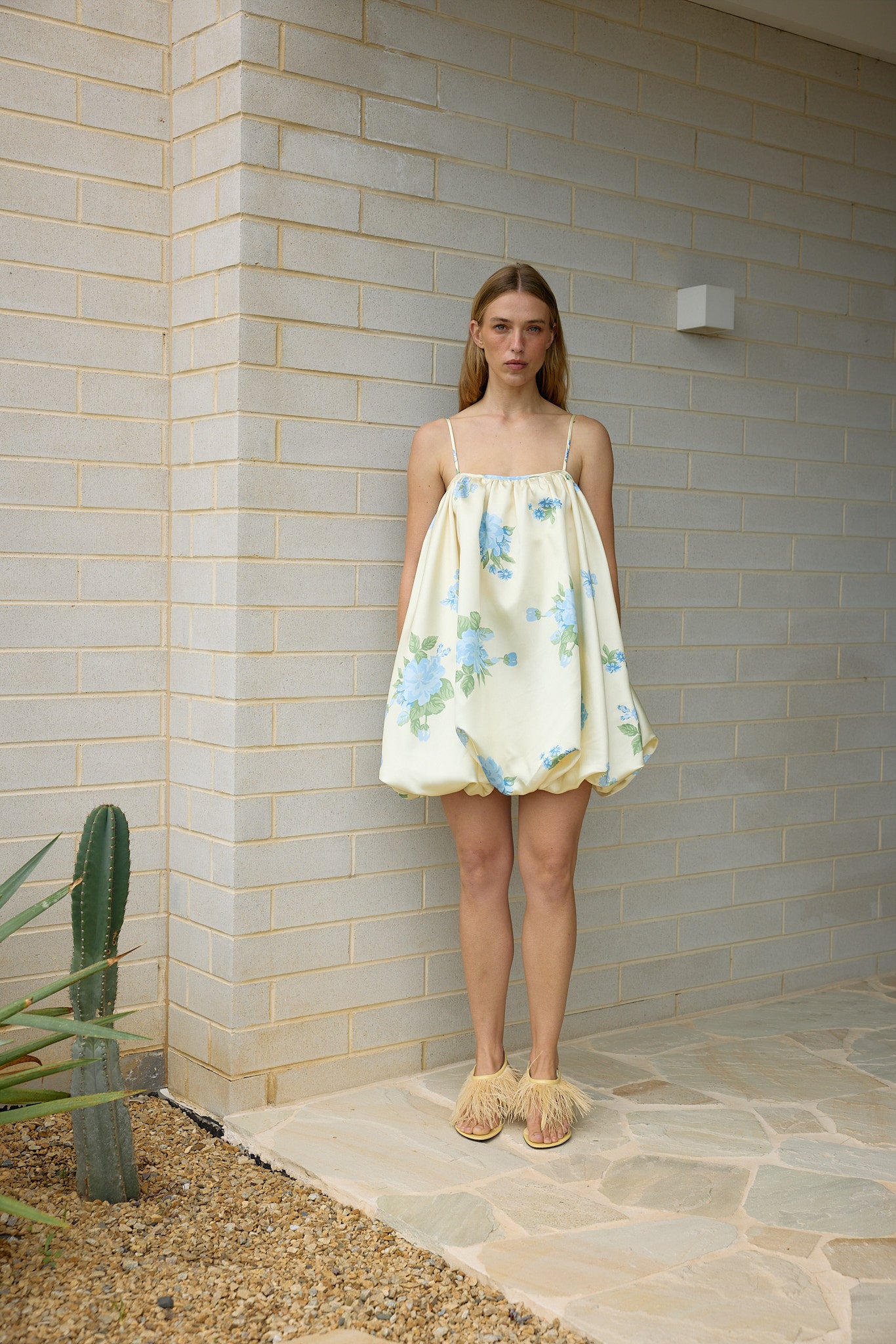 ISLA MINI DRESS BUTTERCUP WHISPER