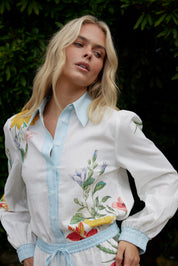 RAFFERTY BLOUSE IN WHISPER FLEUR