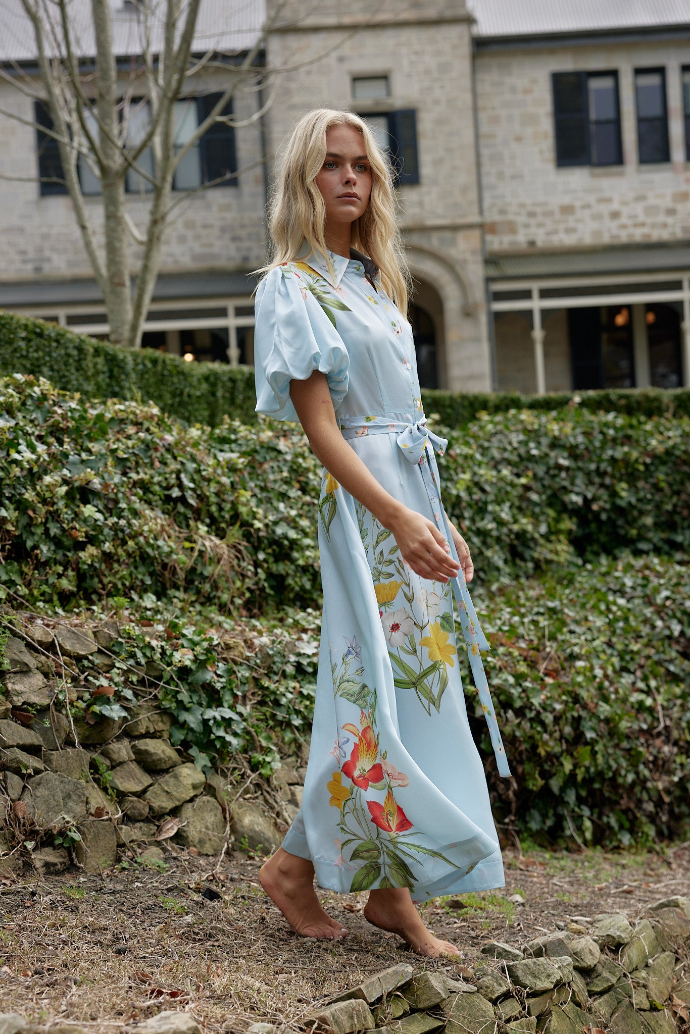Fleur Riche Dressワンピース MARLEY DRESS POWDER FLEUR – Aston Studio