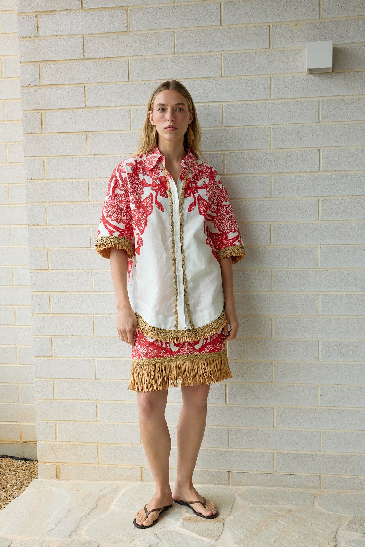 AMITY SKIRT RUBY ANTIQUE