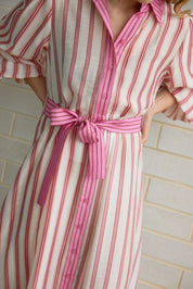BRIAR DRESS POPPY BARK MULTI