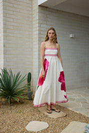 RUE DRESS ANTIQUE IRIS