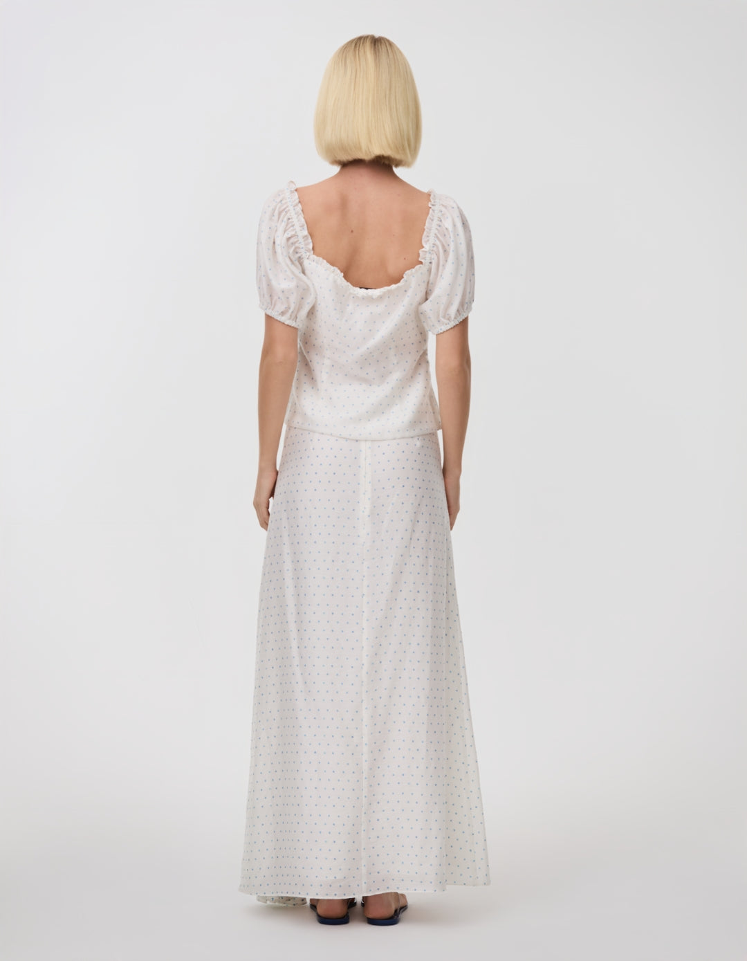 ODETTE SKIRT POWDER DOT