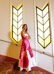 AUDREY GOWN ANTIQUE IRIS