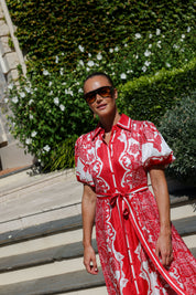 MARLEY DRESS RUBY ANTIQUE