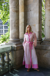 BRIAR DRESS POPPY BARK MULTI