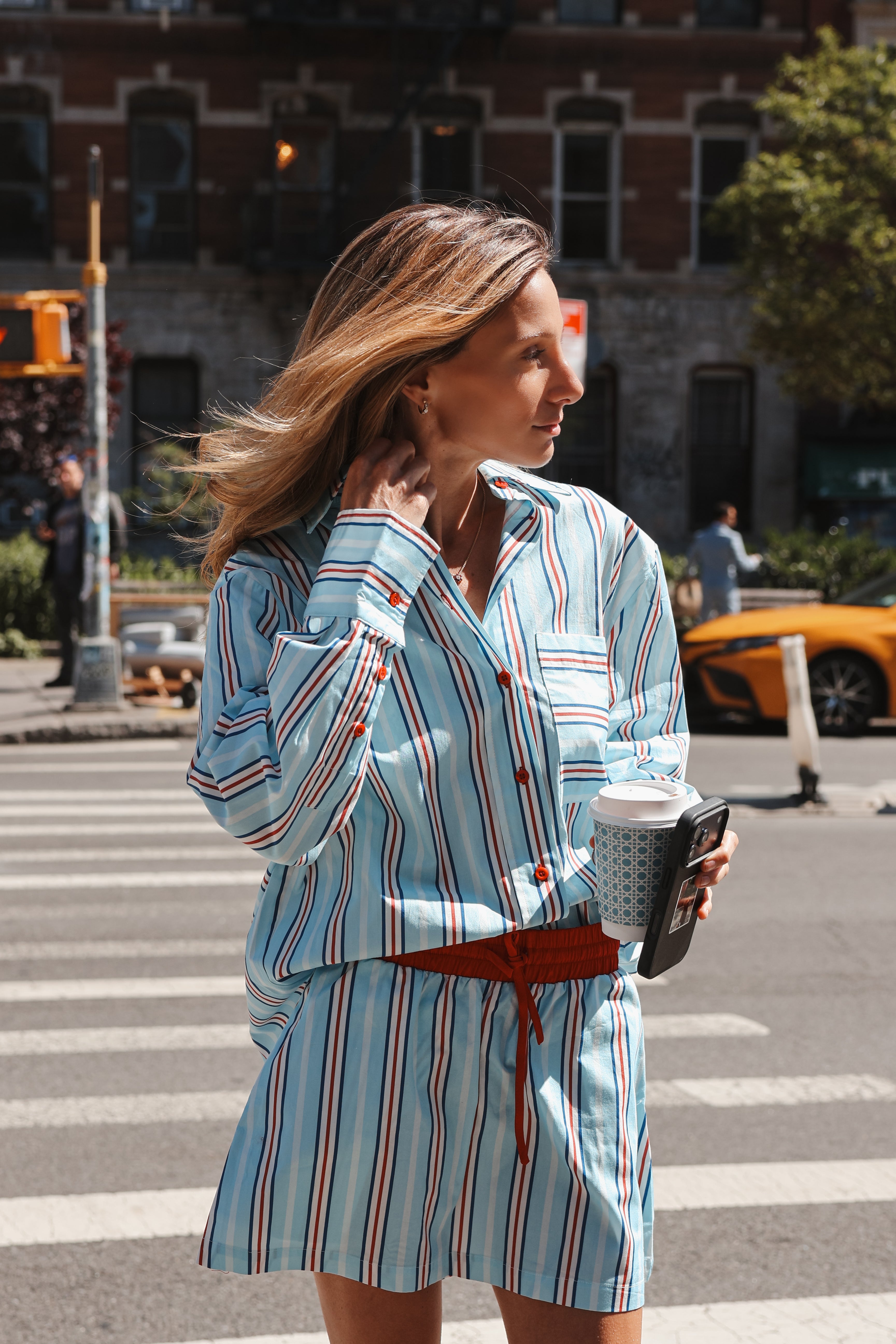 BUDDY SHIRT BLITHE CHERRY STRIPE