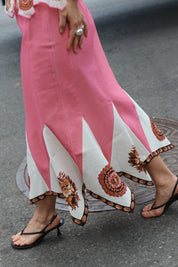 PETRA MIDI SKIRT POPPY ANTIQUE