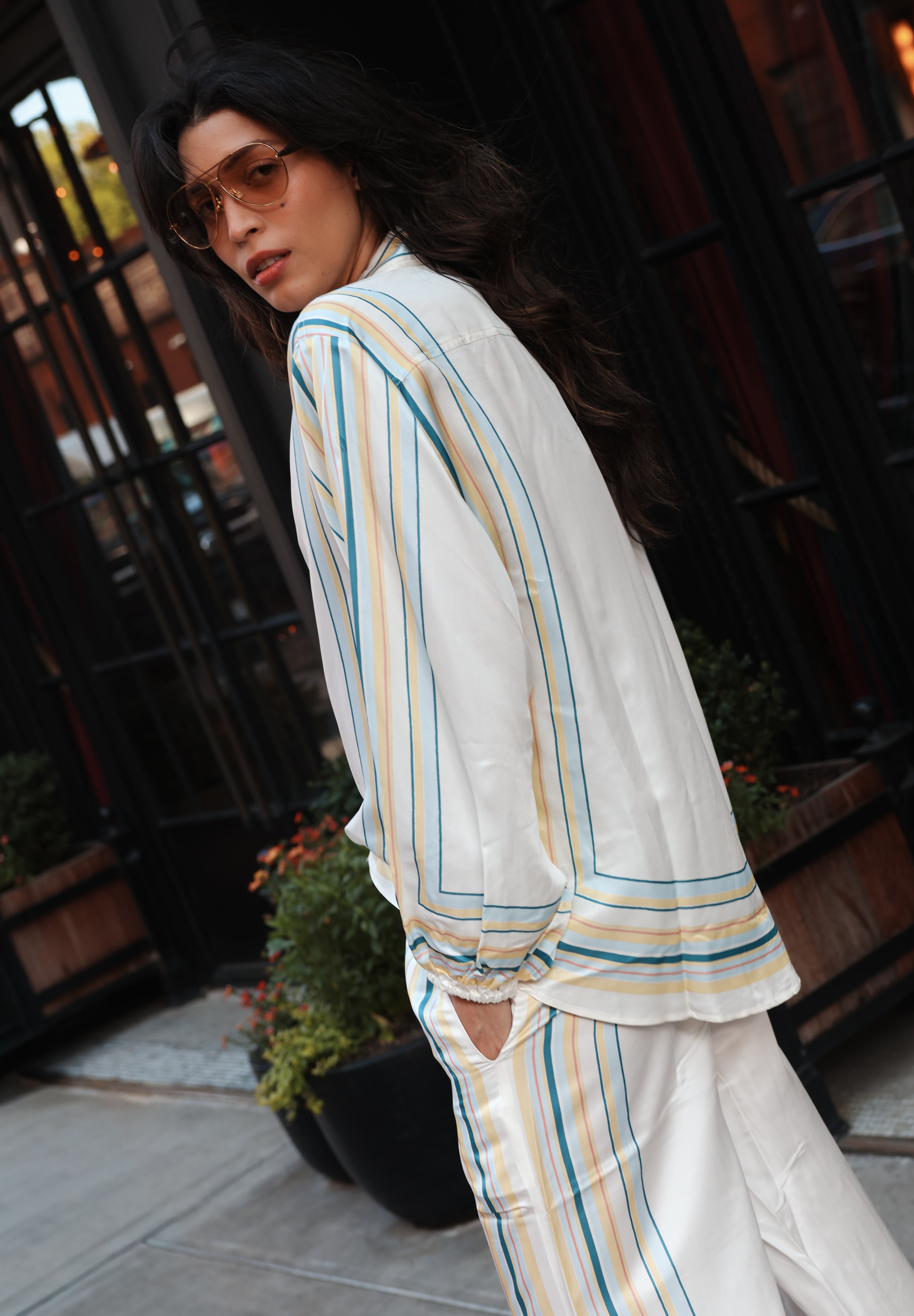 SIMONE SHIRT GELATO STRIPE