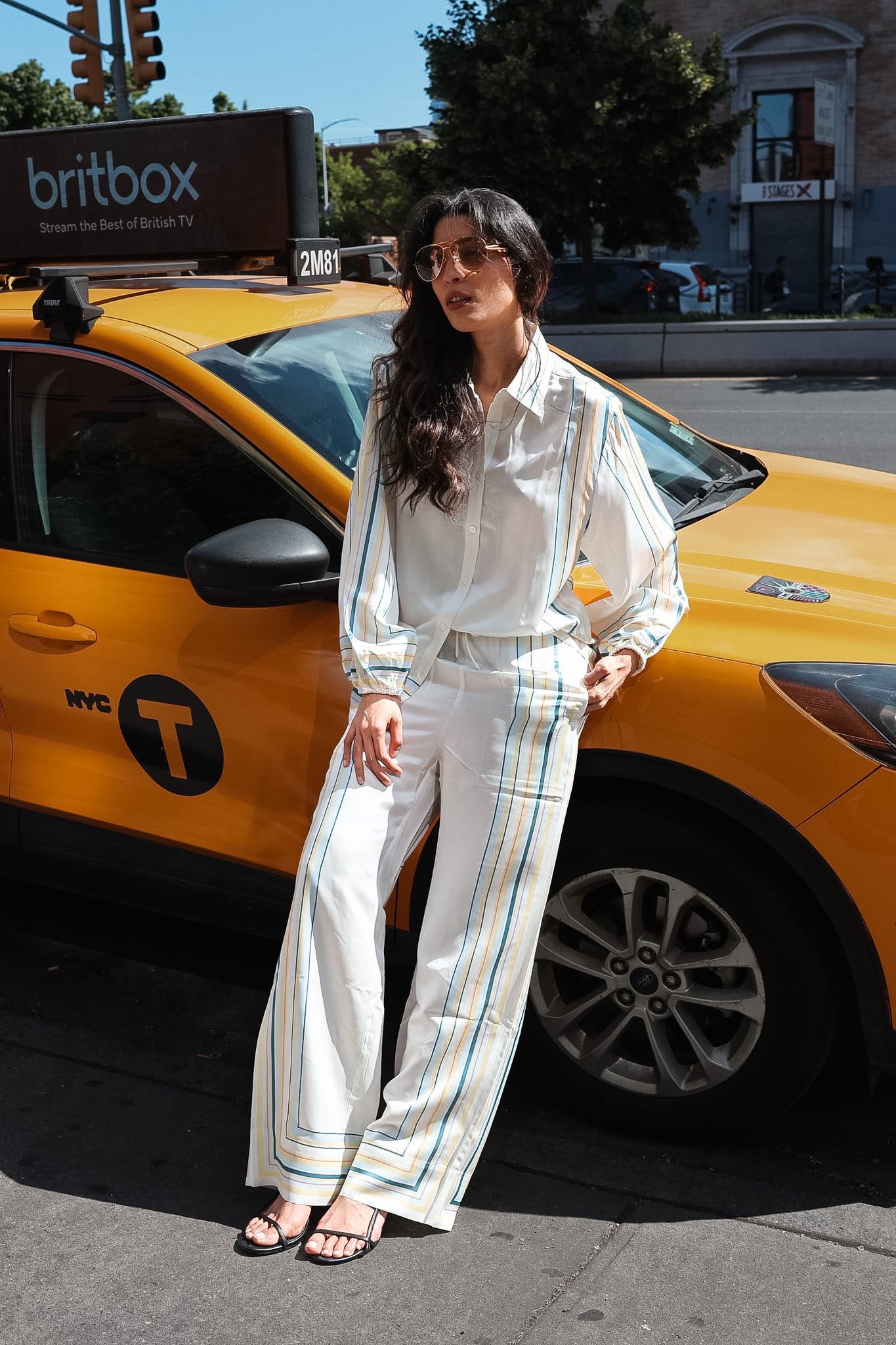 JOE PANT GELATO STRIPE