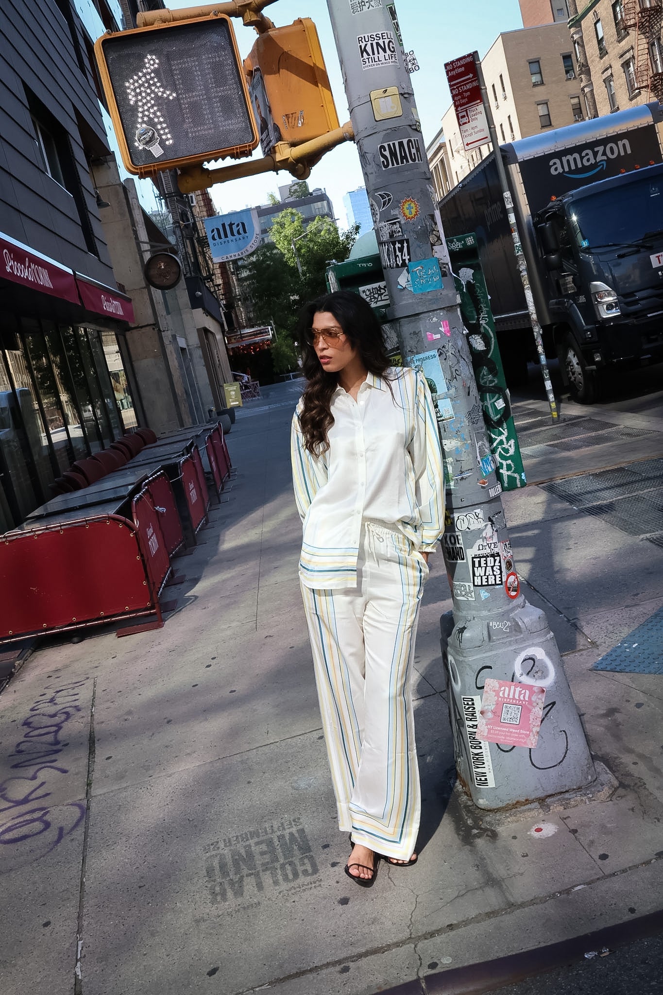 JOE PANT GELATO STRIPE