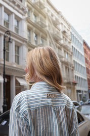 BUDDY SHIRT POWDER ANTIQUE STRIPE
