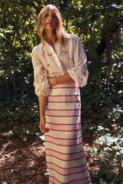 NOLA SKIRT IN HANA STRIPE