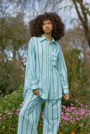 BUDDY SHIRT BLUEBELL STRIPE