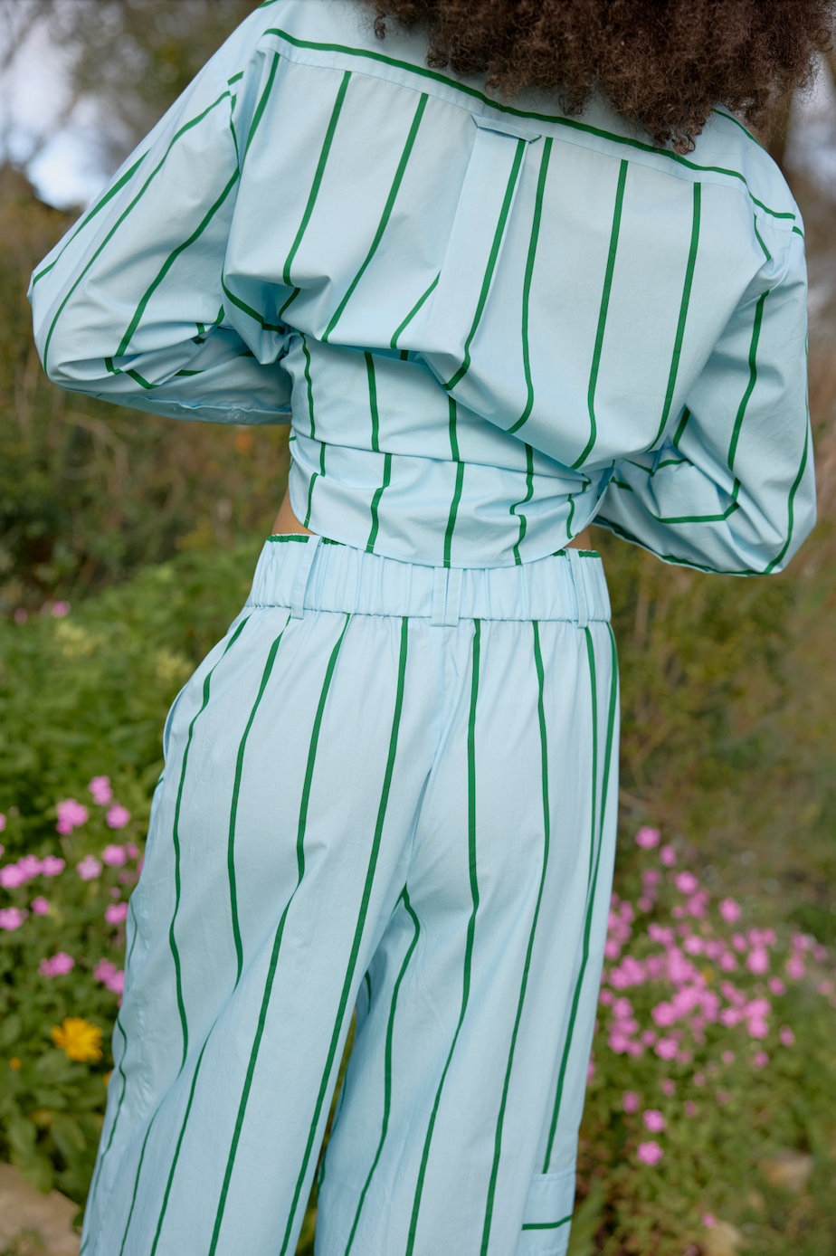 EMMY PANT BLUEBELL STRIPE